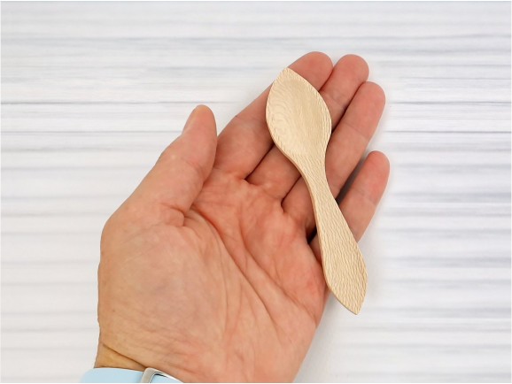 Small wooden spoon 10 cm. Ref.CCU35