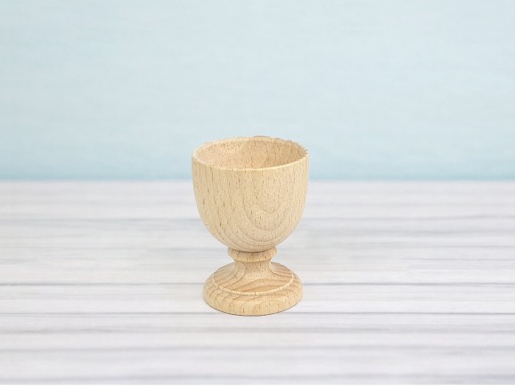 Natural wood egg cup Ref.OP54373