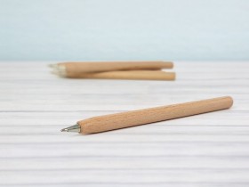 Wooden pen black ink Ref.MO6725