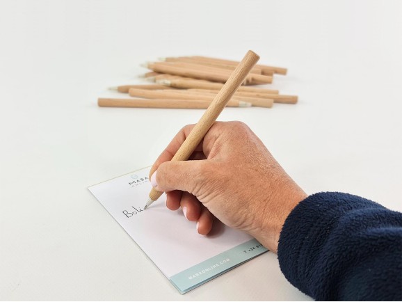 Wooden pen black ink Ref.MO6725