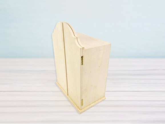 Large wooden oratory 31x42x18.5 cm. with doors Ref.AW24051