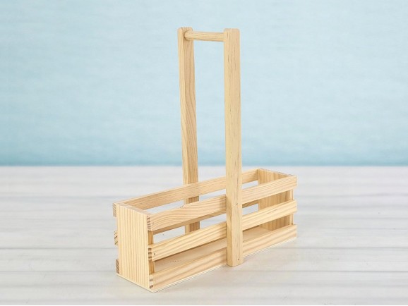 Wooden vinegar cruet with handle Ref.CR125