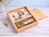 Caja de madera para fotos 10x15 c/tapa madera Ref.P00CF13