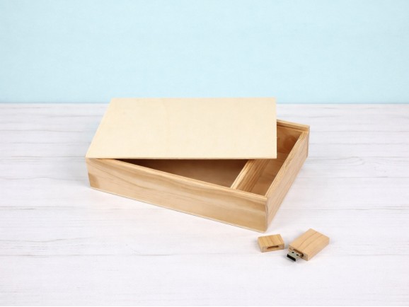 Classic wooden pendrive with magnet Ref. USBCH2