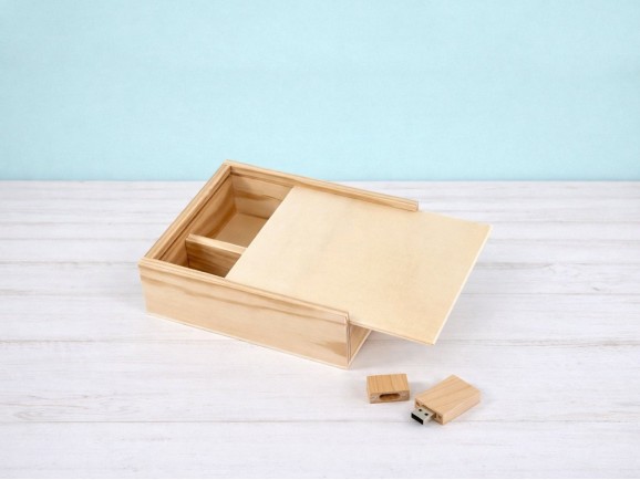 PenDrive de madera clásico con imán Ref.USBCH2