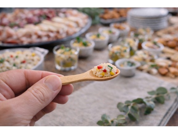 Small wooden spoon 10 cm. Ref.CCU35