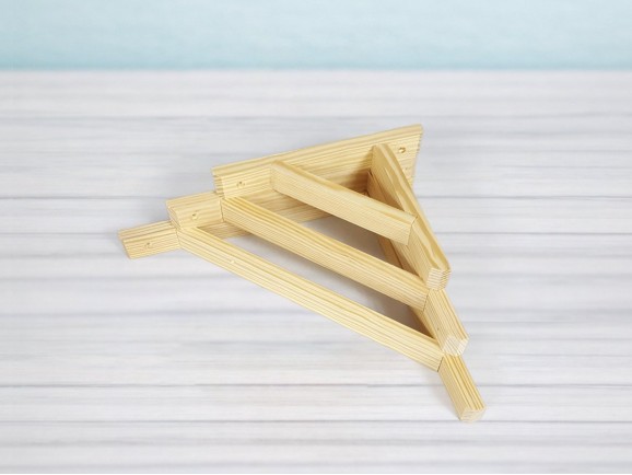 Escuadra de madera para baldas varias medidas Ref.T1051