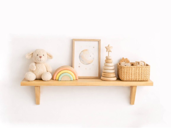 Wooden square for shelves several sizes Ref.T1051