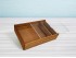 Aged wooden box for photographers with methacrylate lid Ref.P1454DTM
