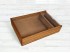 Aged wooden box for photographers with methacrylate lid Ref.P1454DTM