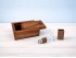 PenDrive de Madera Oscura y Cristal Ref.USBCH8