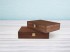 Caja de madera Envejecida 27x19x6 cm. c/bisagra, broche y división Ref.P1454C6FT