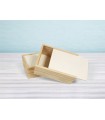 Pine wood box 18x12.5x6.5 with sliding lid Ref.PF1015