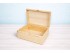 Pine wood box 33x22x12 cm. with hinge and clasp Ref.PC6PF1