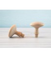 Beech mushroom handle Ø4.5 cm. with spike Ref.13