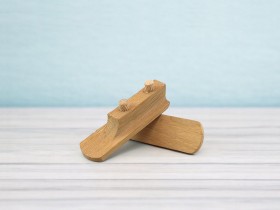 Flat handle handle L9 cm. with 2 pins Ref.H6