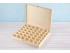 Wooden box 40x33x6 cm. with 36 interior divisions Ref.1557