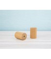 Beech cylinder handle Ø2 cm. with nut Ref.19