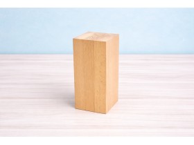 Natural beech wood block 20x10x10 cm. Ref.P7894