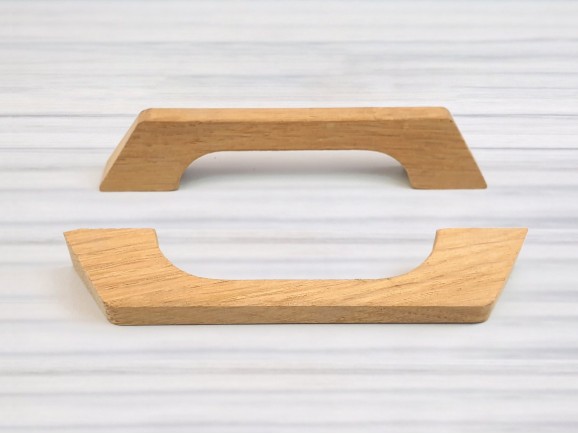 Oak handle handle 12 cm. Ref.52R