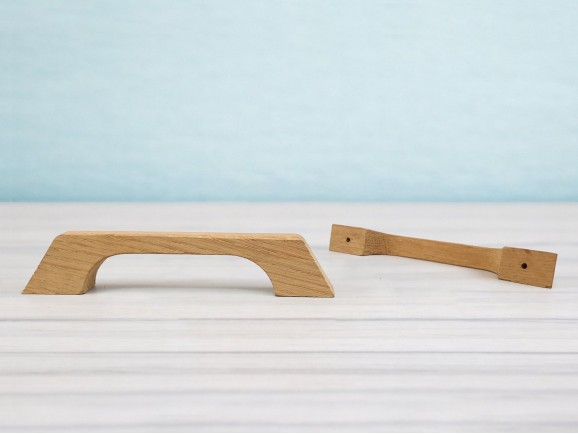 Oak handle handle 12 cm. Ref.52R