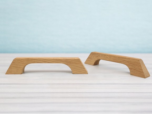 Oak handle handle 12 cm. Ref.52R