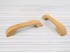 Flat oak handle handle 13 cm. with 2 nuts Ref.53R