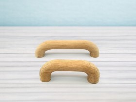 Tirador asa redondo de roble 2 medidas Ref.54R