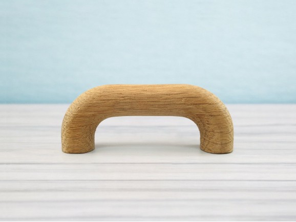 Tirador asa redondo de roble 2 medidas Ref.54R