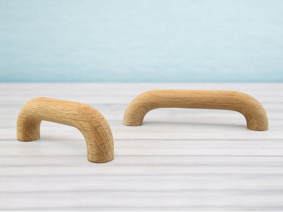 Tirador asa redondo de roble 2 medidas Ref.54R