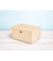 Wooden box 22x15x11 cm. with hinge and clasp Ref.P00CF1S