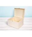 Wooden box 28x24x16 cm. with hinge and clasp Ref.PC4F9