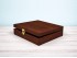 Aged wooden box 26.5x21.5x6 cm. with hinge and clasp Ref.PC95F1C