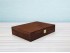 Aged wooden box 26.5x21.5x6 cm. with hinge and clasp Ref.PC95F1C