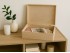 Pine wood box 40x30x13 cm. with hinge Ref. DRSD140B