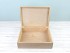 Pine wood box 40x30x13 cm. with hinge Ref. DRSD140B