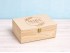 Pine wood box 33x22x12 cm. with hinge and clasp Ref.PC6PF1