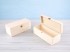 Caja de madera 27x11x10 cm. c/bisagra y broche Ref.C42
