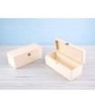 Wooden box 27x11x10 cm. with hinge and clasp Ref.C42