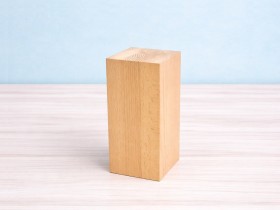 Natural beech wood block 20x10x10 cm. Ref.P7894