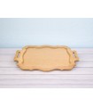 Large wooden tray with waves Ref.MO7314