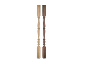 copy of Smooth wooden baluster 900x55x55 mm. Ref.ST200A