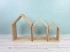 3-in-1 Wooden House Shelving Set Ref.DRPO40