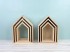 3-in-1 Wooden House Shelving Set Ref.DRPO40