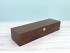 Varnished wooden box 44.5x13x9 cm. with hinge and clasp Ref.MAG25
