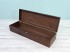 Varnished wooden box 44.5x13x9 cm. with hinge and clasp Ref.MAG25