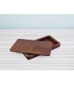 Wooden box 22x12x2.5 cm. walnut varnished with magnets Ref.PCF5SVC