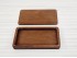 Wooden box 22x12x2.5 cm. walnut varnished with magnets Ref.PCF5SVC