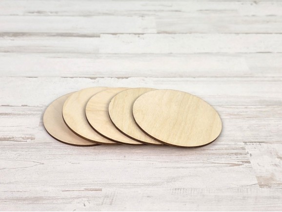 Round wooden base Ø9 cm. Ref.DRZP109B