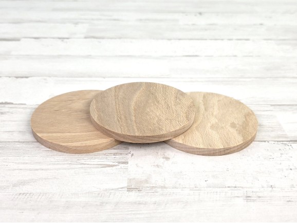 Round beechwood base Ø9 cm. Ref.DRZP307D